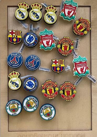 Джиббитсы для крокс Джибитсы Украшения для крокс Футбольные