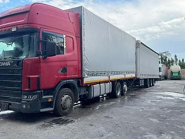 коробка сатылат: Сүйрөгүч, Scania, 2004 г., Тенттелген — 3