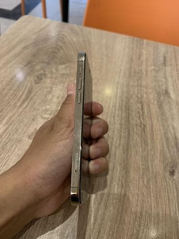 IPhone 12 Pro, Б/у, 128 ГБ, Matte Gold, 76 % — 3