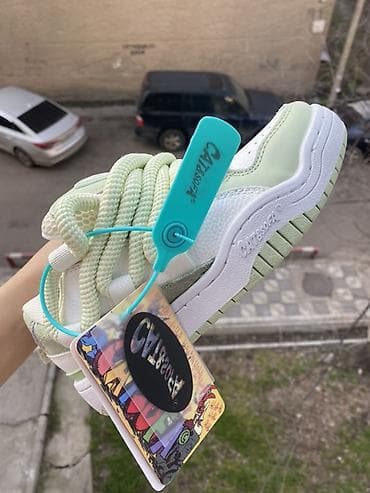 кроссовка ролик: Мужские кроссовки, 38, Новый, цвет - Зеленый — 6