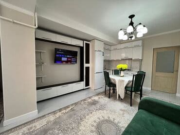 искать аренда квартир алмедин 1: 2 комнаты, 58 м², Элитка, 2 этаж, Дизайнерский ремонт — 1