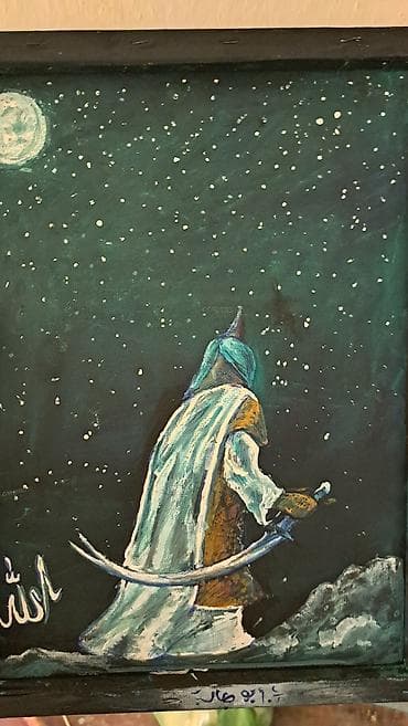 айвазовский картины: На картине нарисован пророк Абу Талиб мир ему . формат А3 нарисована — 2