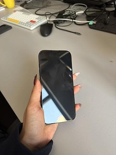 s6 edge: IPhone 15 Pro, Б/у, 128 ГБ, Black Titanium, 81 % — 2