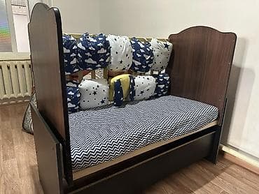 авто генераторы: Детская кровать трансформер, Другой тип, цвет - Коричневый — 2