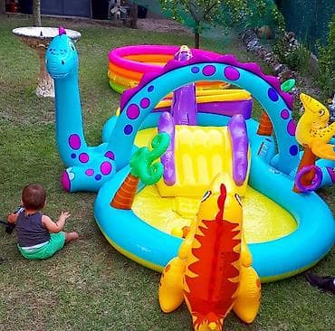 Надувной игровой центр INTEX - затерянный игровой парк у себя на даче