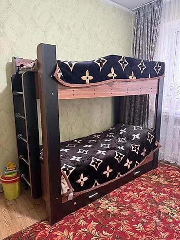 Двухъярусная кровать, С выкатной системой