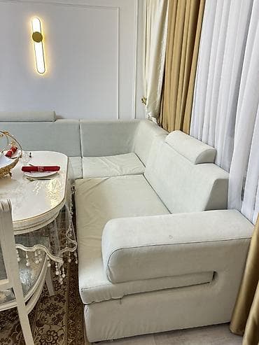 Офисная мебель: Угловой диван, C подушками — 6