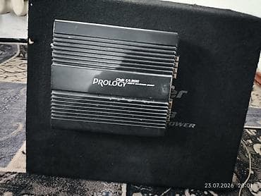круглый: Сабвуфер Pioneer TS-WX305 в корпусе + усилитель Prology Club CA-200 - — 2