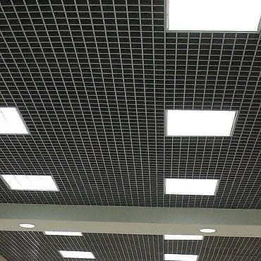 грилято: Подвесной потолок грилято высота 0.4mm ячейки 100×100 mm, из — 1