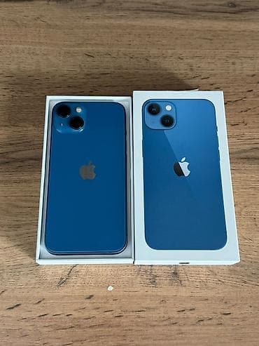 IPhone 13, Б/у, 128 ГБ, Синий, Коробка, 89 % at lalafo.kg IPhone 13, Б/у, 128 ГБ, Синий, Коробка, 89 %