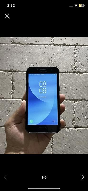 Samsung Galaxy J2 Prime, Б/у, 16 ГБ, цвет - Черный, 1 SIM