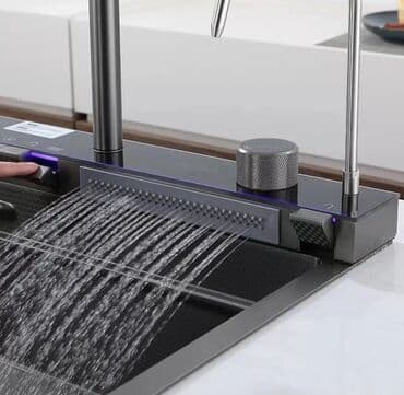 водиной насос высокого давления: Многофункциональная кухонная мойка из нержавеющей стали с толстой — 4