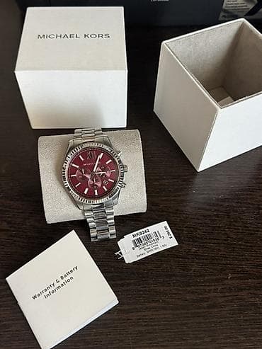 Аксессуары: Часы Michael Kors MK9242 - Классические кварцевые часы в стальном — 2