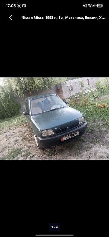 1993: Nissan Micra: 1993 г., 1 л, Механика, Бензин, Хэтчбэк — 3