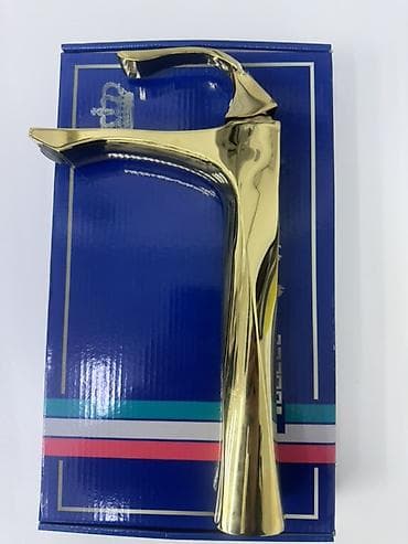 раквина: Высокий смеситель для раковины, цвет: полированное золото - — 1