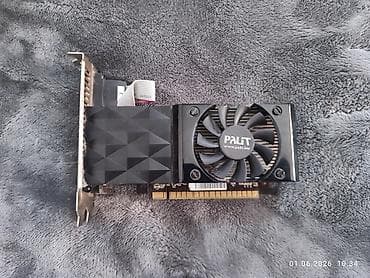 Видеокарта для ПК, Palit, GeForce GT, До 2 ГБ