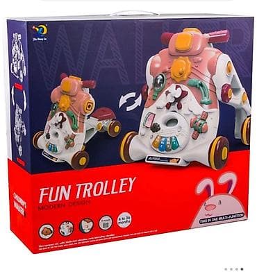 ходунки толокар: Развивающий толокар‑ходунки 2‑в‑1 ALPINIA Fun Trolley - Трансформер — 4