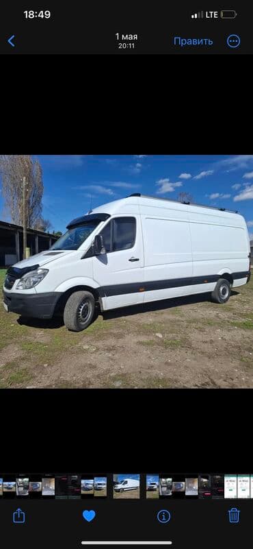 чехол для машины бишкек цена: Mercedes-Benz Спринтер: 2007 г., 3 л, Механика, Дизель, Фургон — 5