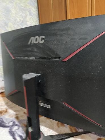 Техника и электроника: Изогнутый игровой монитор AOC c32g1 с коробкой - Бренд/серия: AOC — 2