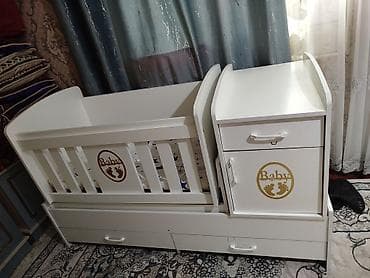 коврик пазл с ворсом бишкек: Детская кровать трансформер, Другой тип, цвет - Белый — 5