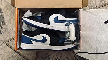 мужской ботинки: Мужские кроссовки, 41, Nike, Новый, цвет - Синий, Бесплатная доставка — 4