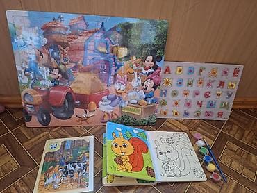 Игровой набор для детей: лото, конструктор, пазлы и развивающие — 3