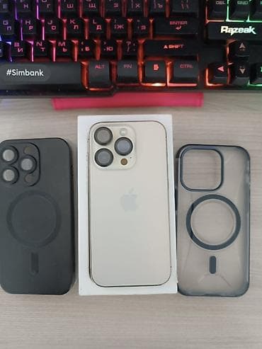 петличный микрофон купить: IPhone 14 Pro, Б/у, 128 ГБ, Белый, Чехол, 78 % — 1