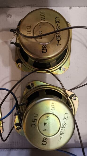 активные колонки: Акустические динамики (набор) 1) Пара квадратных широкополосных — 2