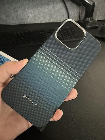 cas: Чехол PITAKA Tactile Woven Case iPhone 16 Pro Max Пользовался около — 3