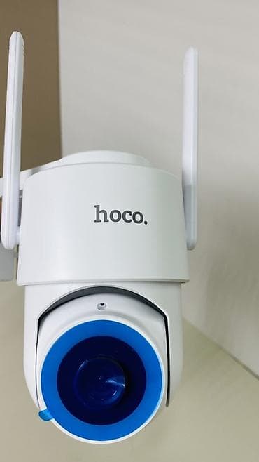 cctv camera: Уличная поворотная Wi‑Fi камера Hoco D10 (PTZ) - Разрешение: 2 МП — 2