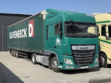 прицеп рефрижатор: Тягач, DAF, 2014 г., Тентованный — 1