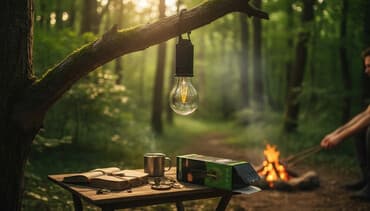 светодиодные лампа: Лампочки осветительные, не ломаются, влагозащищённый, самозарядные — 1