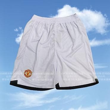 футболная форма: Мужские шорты, Все размеры, Adidas, Новый, цвет - Белый — 1