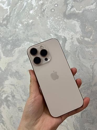 IPhone 16 Pro, Колдонулган, 256 ГБ, Natural Titanium, 91 %