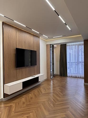 одна спальня диван: Стенка-шкаф, Тип стенки-шкафа: Другой тип шкафа-стенки, Для зала, Особенности: С отделением под телевизор — 2