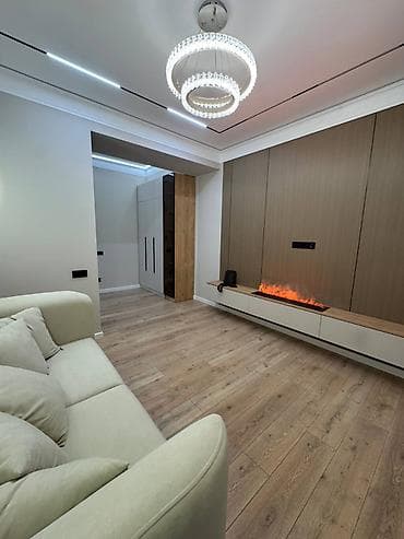 сунна: 1 комната, 63 м², Асанбай мкр Элитка, 9 этаж, Дизайнерский ремонт — 1