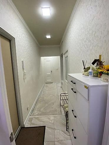 2 бөлмө, 57 м², 7-мкр 106-серия, 2 кабат, Евро оңдоо