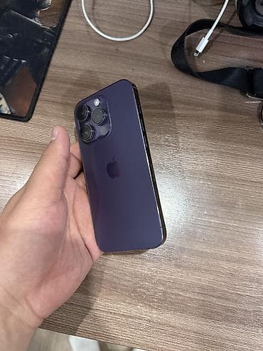 poco x3 pro бу: IPhone 14 Pro, Б/у, 256 ГБ, Deep Purple, Чехол, Коробка, 77 % — 5