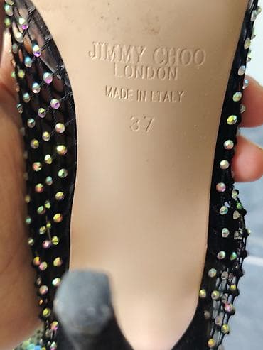 jimmy: Ботинки, 37, Jimmy Choo, Б/у, цвет - Черный, Платная доставка — 2