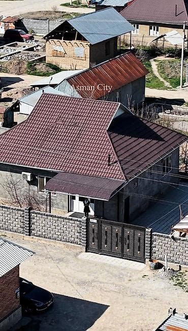 Дома: Продается добротный дом. 📍 Ала-Тоо 3 🏡 Абсолютно новый дом — 120 м² ✨ — 5