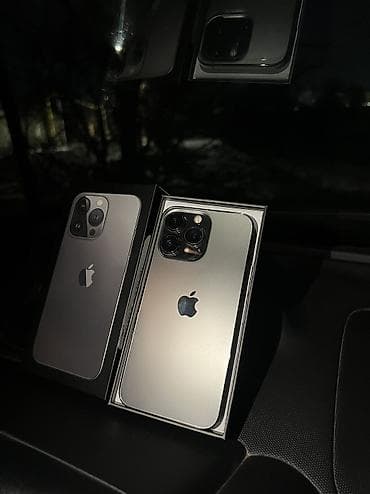 IPhone 13 Pro, Б/у, 128 ГБ, Черный, Чехол, Коробка, 77 %