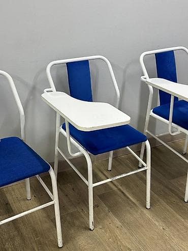 Стулья для кухни: Школьный стул, ЛДСП, цвет - Синий — 3