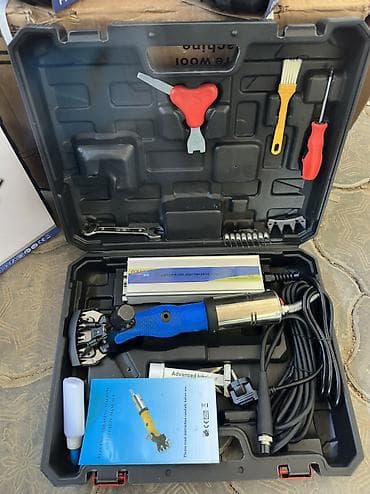 машинка для бараны: Электрическая машинка для стрижки овец (комплект в кейсе) 1 месяц — 1