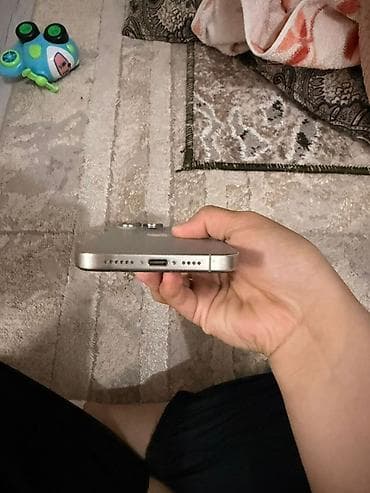 IPhone 15 Pro Max, Б/у, 256 ГБ, Серебристый, Коробка, 89 % — 4