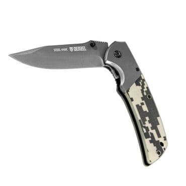 нож бабочка тренировочный в бишкеке: Нож складной DENZEL-79207, Liner-Lock, сталь 440С, рукоять с накладкой — 12