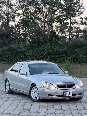 местоположение: Mercedes-Benz S-Class: 2000 г., 5 л, Автомат, Бензин, Седан — 2