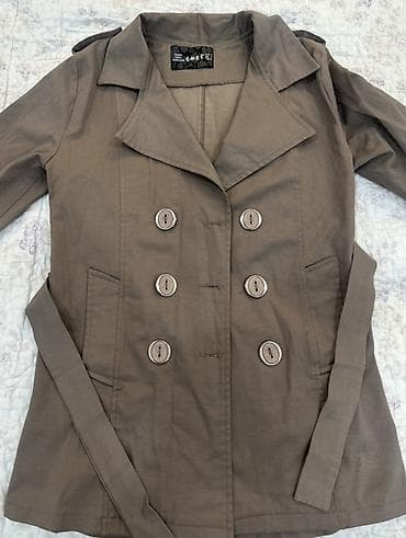 Плащ, Классическая модель, Двубортная модель, S, M