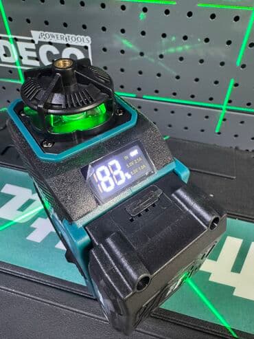 форсе набор инструментов: Лазерный уровень 4Д От: МАКИТА 16линий Полный комплект все что на — 3