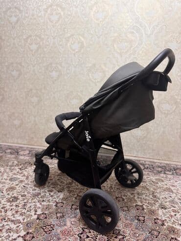 покрышки для детских колясок: Коляска, цвет - Серебристый, Б/у — 4