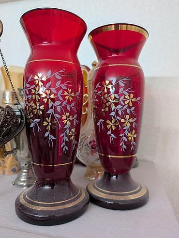 Освещение: Коллекция декоративных ваз и конфетниц из стекла и хрусталя. Состав — 8